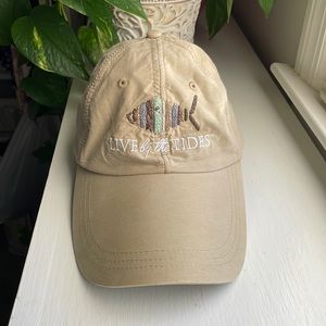 Live by the tides adjustable fishing/sun hat